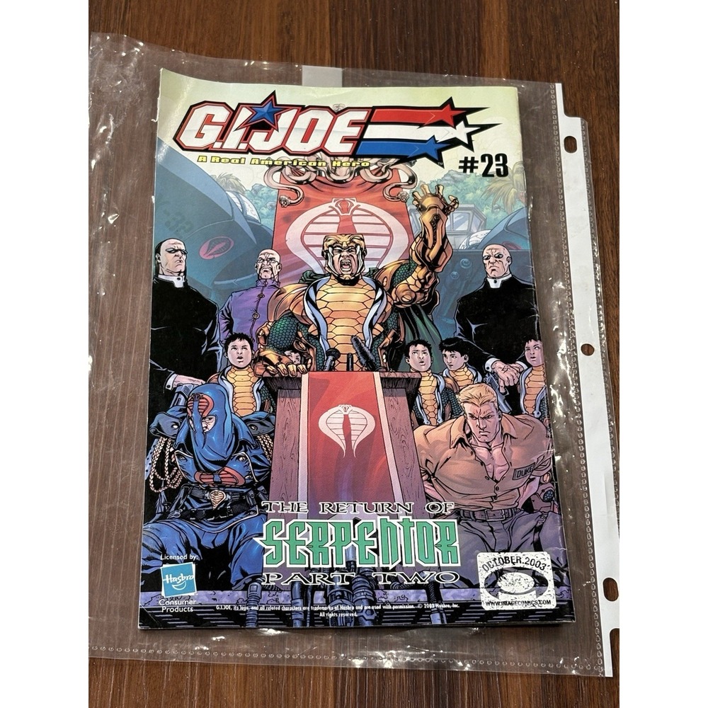 G.I. Joe Serpedetor #23 Comics Book